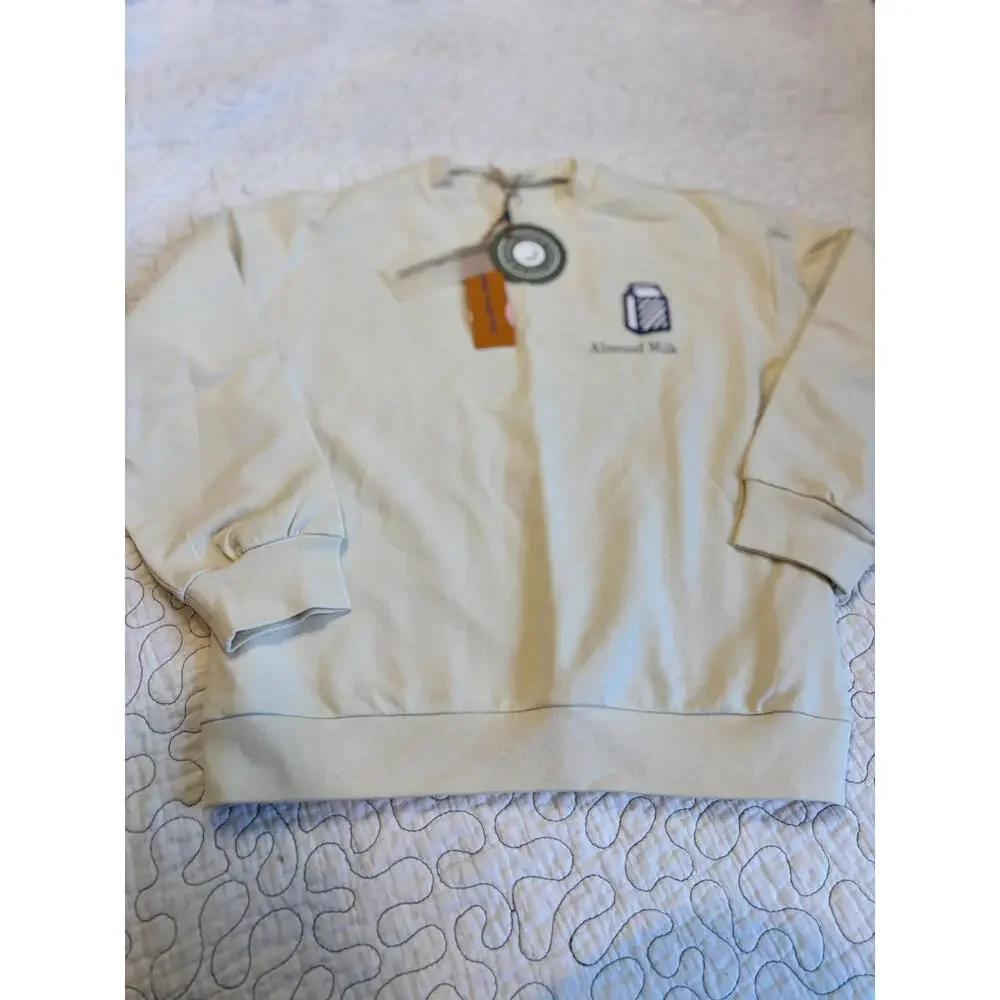 The Sunday Collective Almond Milk‎ Sweatshirt Size 8-9 #500